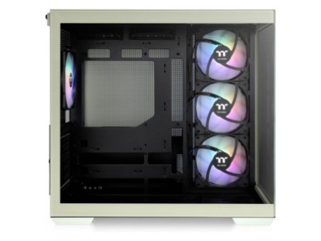 Gabinete Gamer Thermaltake View 270 Plus TG Hydrangea Blue, ARGB, Mid Tower, Vidro Temperado, EATX, Sem Fonte, Com 3 Fans, Azul,