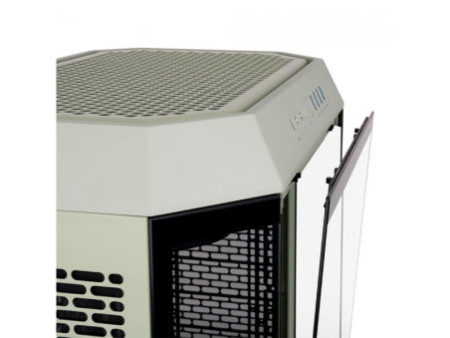 Gabinete Gamer Thermaltake The Tower 600 Hydrangea Blue, Mid Tower, Vidro Temperado, ATX, Sem Fonte, Com 2 Fans, Azul, CA-1Z1-00