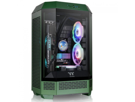 Gabinete Gamer Thermaltake CTE E550 TG Gravel Sand, Mid Tower, Vidro Temperado, E-ATX, Sem Fonte, Sem Fans, CA-1Z8-00MGWN-00