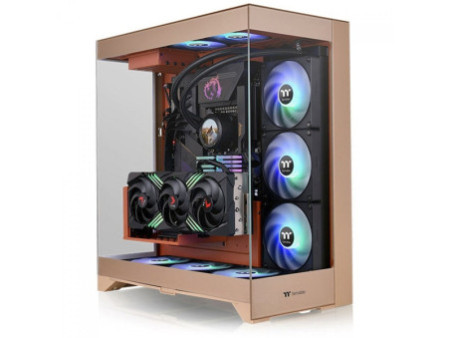 Gabinete Gamer Thermaltake The Tower 300 Matcha Green, Micro Tower, Vidro Temperado, mATX, Sem Fonte, Com 2 Fans, Verde, CA-1Y4-