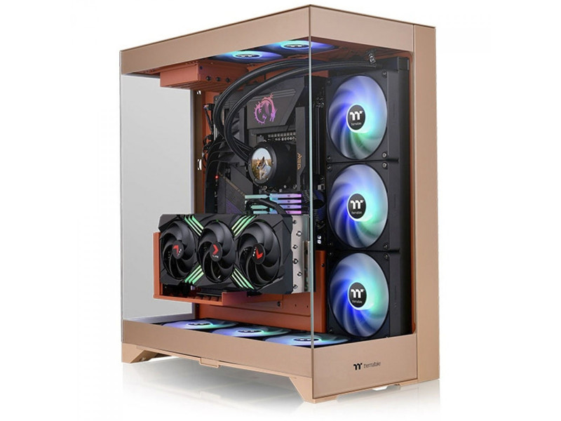 Gabinete Gamer Thermaltake The Tower 300 Matcha Green, Micro Tower, Vidro Temperado, mATX, Sem Fonte, Com 2 Fans, Verde, CA-1Y4-
