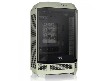 Gabinete Gamer Thermaltake The Tower 300 Bumblebee, Micro Tower, Vidro Temperado, mATX, Sem Fonte, Com 2 Fans, Amarelo, CA-1Y4-0