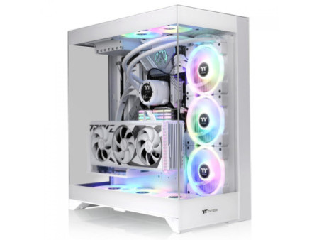 Gabinete Gamer Thermaltake CTE E550 TG Matcha Green, Mid Tower, Vidro Temperado, E-ATX, Sem Fonte, Sem Fans, Verde, CA-1Z8-00MEW