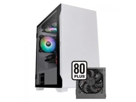 Gabinete Gamer Thermaltake The Tower 200 Bumblebee, Mini Tower, Vidro Temperado, Mini-ITX, Sem Fonte, Com 2 Fans, CA-1X9-00S4WN-