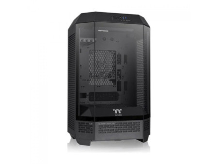 Gabinete Gamer Thermaltake The Tower 300, Micro Tower, Vidro Temperado, mATX, Sem Fonte, Com 2 Fans, Turquesa, CA-1Y4-00SBWN-00