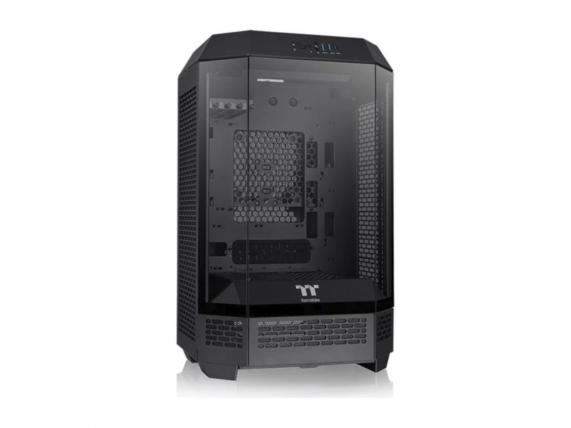 Gabinete Gamer Thermaltake The Tower 300, Micro Tower, Vidro Temperado, mATX, Sem Fonte, Com 2 Fans, Turquesa, CA-1Y4-00SBWN-00