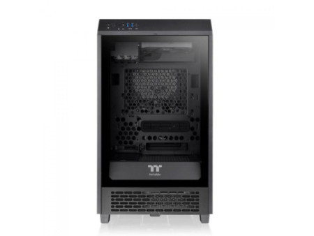 Gabinete Gamer Thermaltake V150 TG ARGB Bleeze, Mini Tower, Vidro Temperado, Sem Fonte, Com 3 Fan, Black, CA-1R1-00S1WN-02