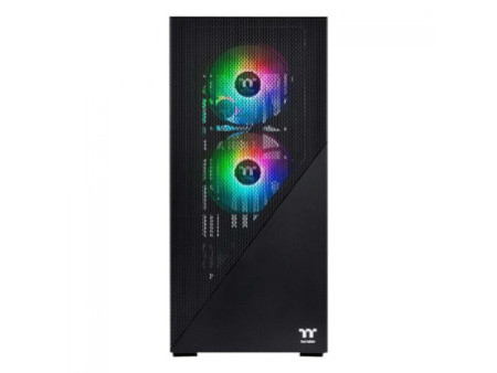 Gabinete Gamer Thermaltake Ceres 300 TG ARGB, Mid Tower, Vidro Temperado, E-ATX, Black, Sem Fonte, Com 3 Fans, CA-1Y2-00M1WN-00