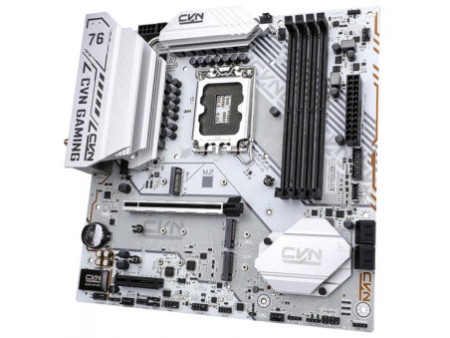 Placa Mãe Colorful CVN B760M-Plus Frozen WiFi D5 V20, Chipset B760, Intel LGA 1700, MATX, DDR5, Branco