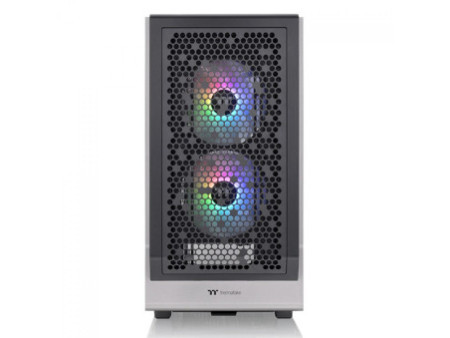 Gabinete Gamer Thermaltake S200 TG ARGB Snow, Mid Tower, Vidro Temperado, ATX, White, Com Fonte 650W, Com 4 Fans, CA-3X2-65M6WZ-