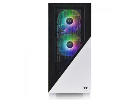 Gabinete Gamer Thermaltake H570 TG ARGB, Mid Tower, Vidro Temperado, Black, E-ATX, Sem Fonte, Com 3 Fans, CA-1T9-00M1WN-01