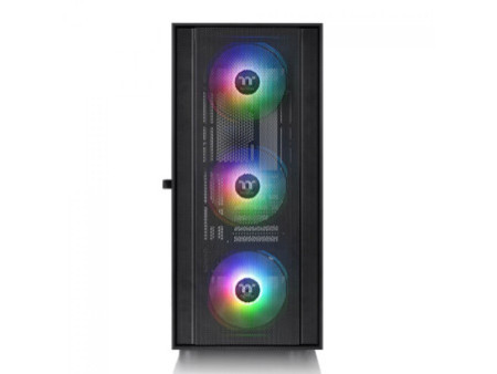 Gabinete Gamer Thermaltake S200 TG ARGB, Mid Tower, Vidro Temperado, ATX, Black, Com Fonte 650W, Com 4 Fans, CA-3X2-65M1WZ-00