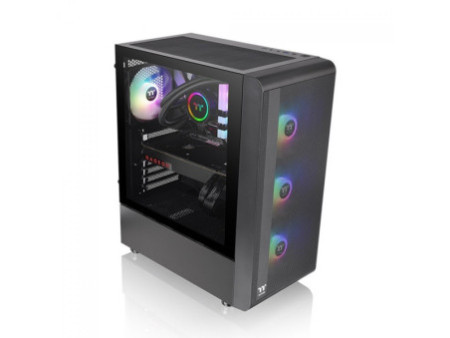 Gabinete Gamer Thermaltake V350 TG ARGB Air, Mid Tower, Vidro Temperado, ATX, Sem Fonte, Com 3 Fans ARGB, CA-1S3-00M1WN-03