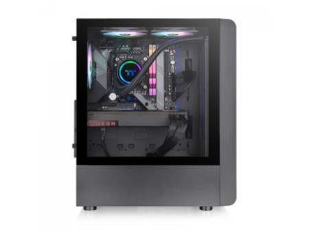Gabinete Gamer Thermaltake V350 TG ARGB Air, Mid Tower, Vidro Temperado, ATX, Sem Fonte, Com 3 Fans ARGB, CA-1S3-00M1WN-03