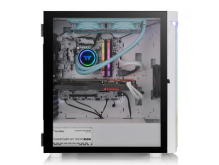 Gabinete Gamer Thermaltake Core P3 TG, Mid Tower, Vidro Temperado, Black, Sem Fonte, CA-1G4-00M1WN-06