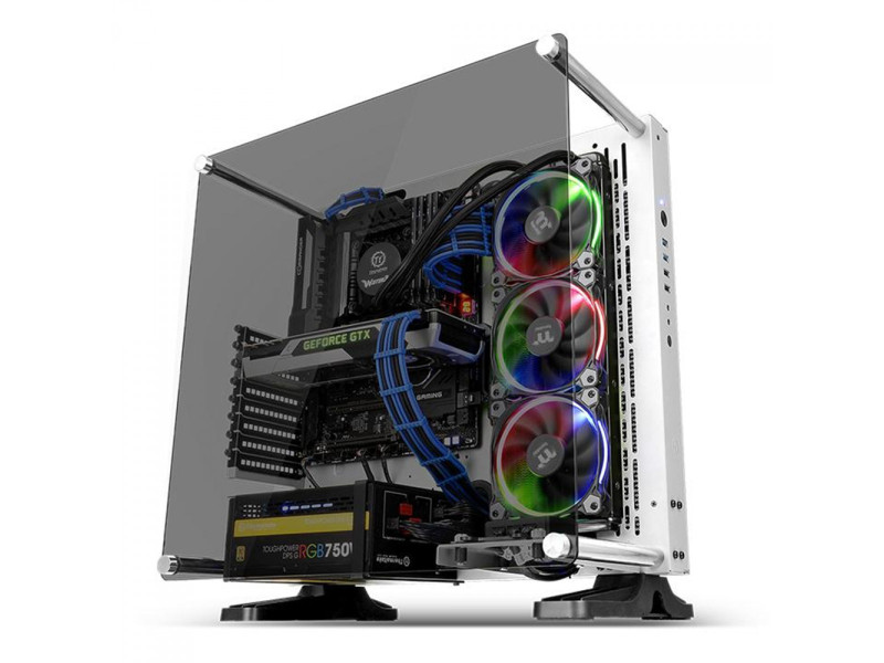Gabinete Gamer Thermaltake Core P3 TG, Red Edition, Mid Tower, Vidro Temperado, Sem Fonte, CA-1G4-00M3WN-03