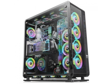Gabinete Gamer ThermalTake V100, Mid Tower, Black, ATX, Sem Fonte, Com 1 Fan, CA-1K7-00M1WN-00