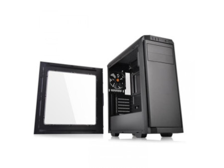 Gabinete Gamer Thermaltake View 51TG, ARGB, Full Tower, 3 Vidros Temperados, Black, CA-1Q6-00M1WN-00, Com 3 Fans, Sem Fonte