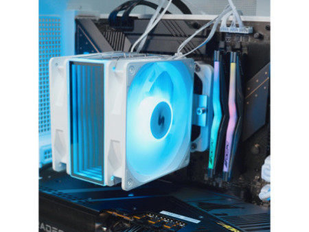 Cooler para Processador Redragon Tyr, 120mm, LED Blue, Intel-AMD, CC-9104B