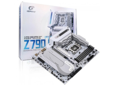 Placa Mãe Colorful iGame Z790D5 FLOW V20, Chipset Z790, Intel LGA 1700, ATX, DDR5, Branco