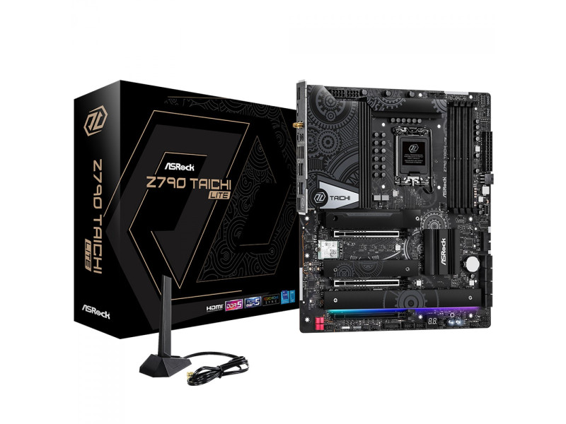 Placa Mãe ASRock Z790 TAICHI Lite, Chipset Z790, WIFI, LGA 1700, E-ATX, DDR5, 90-MXBMF0-A0UAYZ
