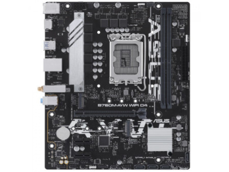 Placa Mãe Asus B760M-AYW WIFI D4, Chipset B760, Intel LGA 1700, mATX, DDR4, 90MB1EA0-M1EAY0
