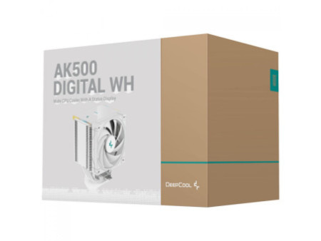 Cooler para Processador DeepCool AK500 ZERO DARK, 120mm, Intel-AMD, Black, R-AK500-BKNNMT-G-1
