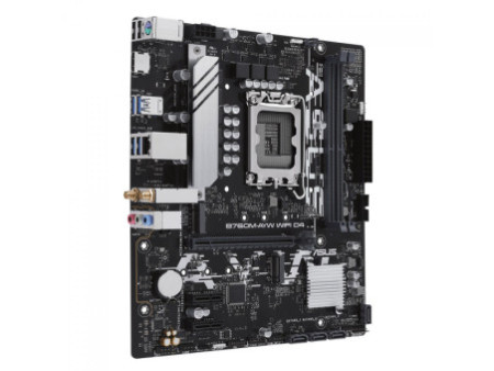 Placa Mãe Asus B760M-AYW WIFI D4, Chipset B760, Intel LGA 1700, mATX, DDR4, 90MB1EA0-M1EAY0