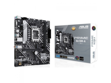 Placa Mãe Asus Prime H610M-A, Chipset H610, Intel LGA 1700, mATX, DDR5, 90MB1G20-M0EAY0