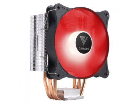 Cooler Para Processador Gamdias, AURA GA1, LED Azul e Vermelho, 120mm, Intel, Preto