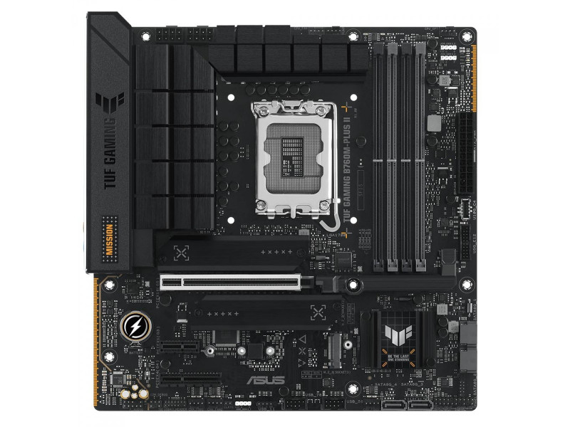Placa Mãe Asus TUF Gaming B760M-PLUS II, Chipset B760, Intel LGA 1700, mATX, DDR5, 90MB1HD0-M0EAY0