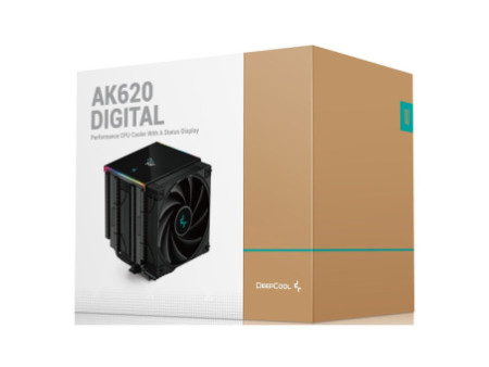 Cooler Para Processador DeepCool AK400 Digital, 120mm, Intel-AMD, R-AK400-BKADMN-G