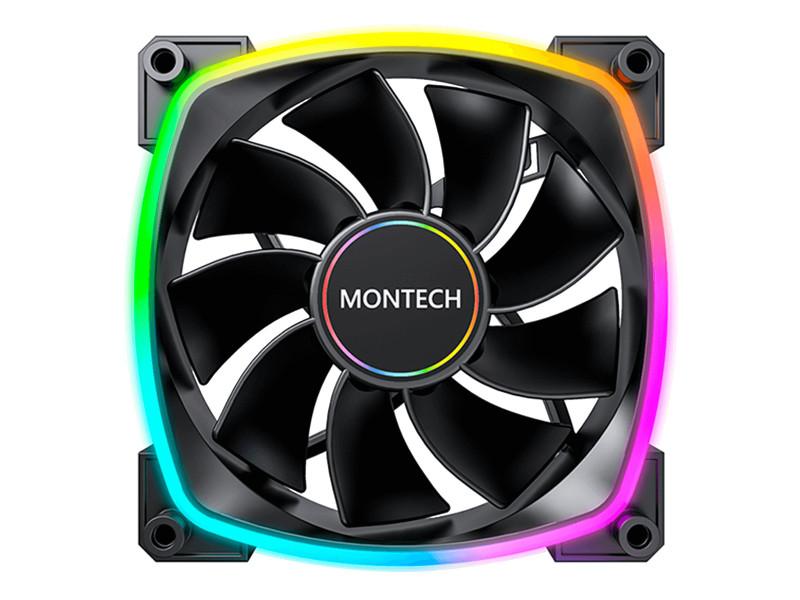Cooler Para Gabinete Montech AX140 PWM, ARGB, 140mm, White