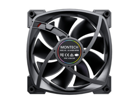 Cooler Para Gabinete Montech AX140 PWM, ARGB, 140mm, White