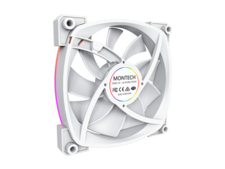 Cooler Para Gabinete Montech AX120 PWM, 120mm, White