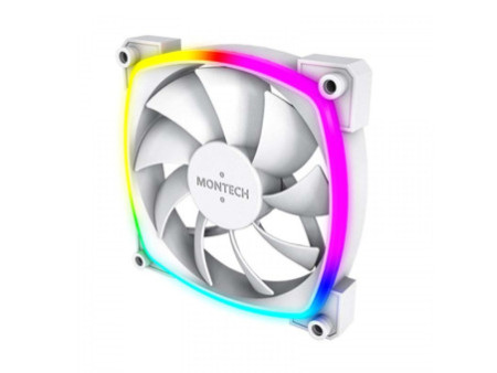 Cooler Para Gabinete Montech RX120 PWM, 120mm, Reverso, White