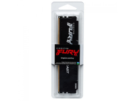 Memória DDR5 Kingston FURY Beast, 8GB, 6000MHz, EXPO, Black, KF560C30BBE-8