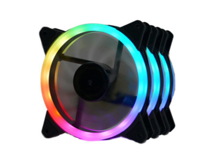 Kit Fan com 5 Unidades Gamdias Aeolus, RGB 120mm, Com Controladora, M2-1205R