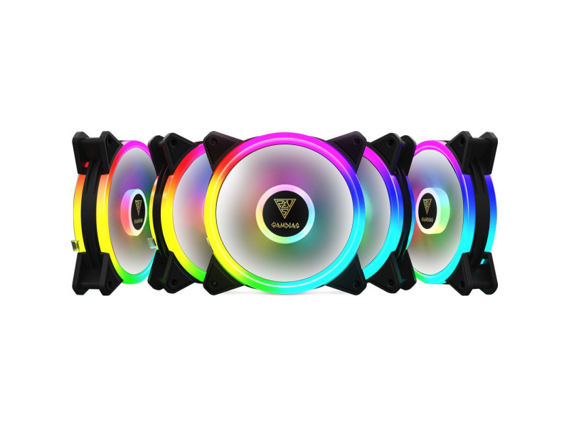 Kit Fan para Gabinete Corsair RGB, 140mm RGB LED Fan, Dual Pack with Lighting, CO-9050100-WW