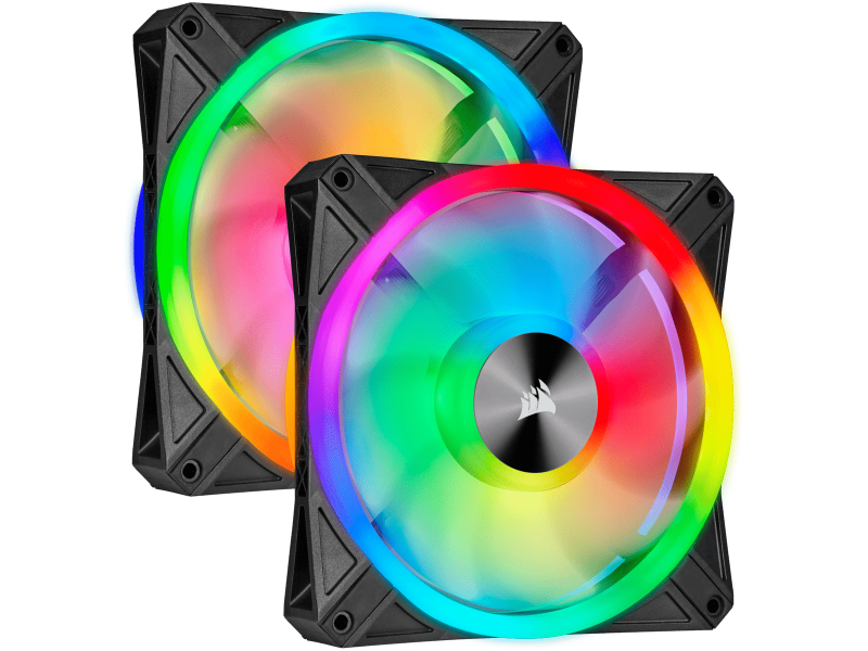 Kit Fan com 4 Unidades Gamdias Aeolus, RGB, Black, 120mm, Com Controlador, AEOLUS M2-1204R-ELITE