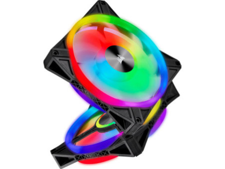 Kit Fan com 4 Unidades Gamdias Aeolus, RGB, Black, 120mm, Com Controlador, AEOLUS M2-1204R-ELITE