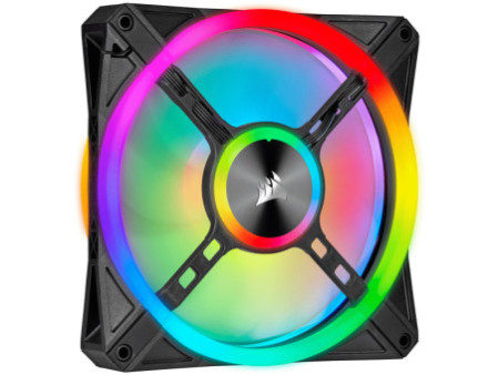 Kit Fan com 4 Unidades Gamdias Aeolus, RGB, Black, 120mm, Com Controlador, AEOLUS M2-1204R-ELITE