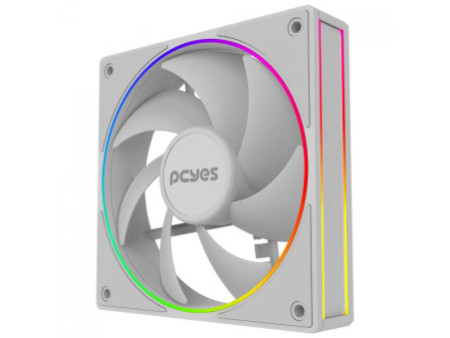 Cooler Para Gabinete PCYes Vision Black Vulcan, ARGB, 120mm, Preto, FVBV120
