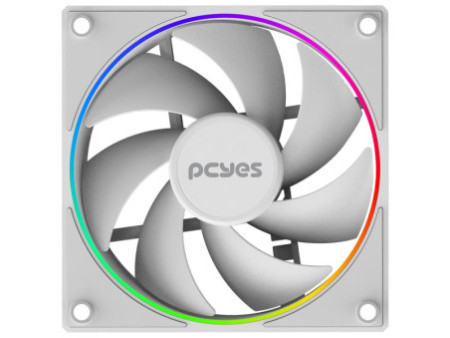 Cooler Para Gabinete PCYes Vision Black Vulcan, ARGB, 120mm, Preto, FVBV120