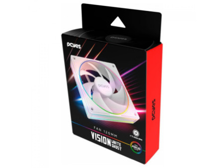 Cooler Para Gabinete PCYes Vision Black Vulcan, ARGB, 120mm, Preto, FVBV120