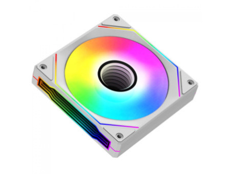 Cooler Para Gabinete Lian Li Uni Fan SL Wireless LCD, Reverse Blade, ARGB, 120mm, Com Tela, White, 12RSLLCD1W1W