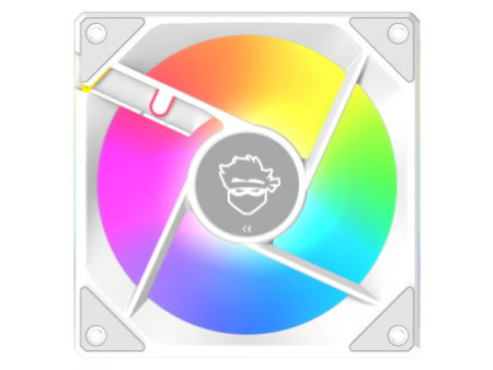 Cooler Para Gabinete Lian Li Uni Fan SL Wireless LCD, Reverse Blade, ARGB, 120mm, Com Tela, White, 12RSLLCD1W1W