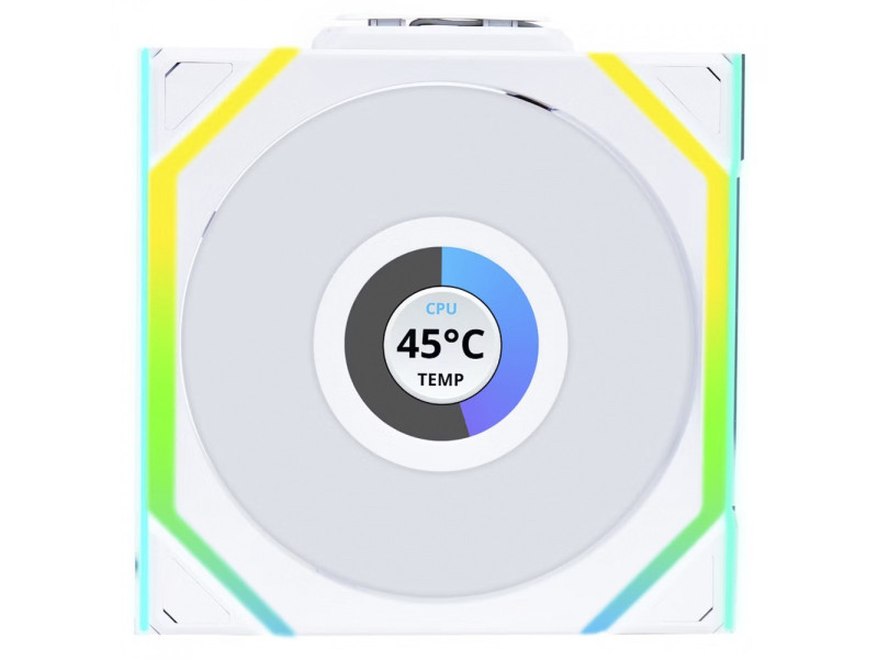 Cooler Para Gabinete Lian Li Uni Fan TL Wireless, Reverse Blade, ARGB, 120mm, White, 12RTL1W1W
