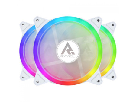 Cooler Para Gabinete Phanteks M25 Gen 2 D-RGB Reverse, 120mm, PWM, Preto, PH-F120M25R_G2_DBK01