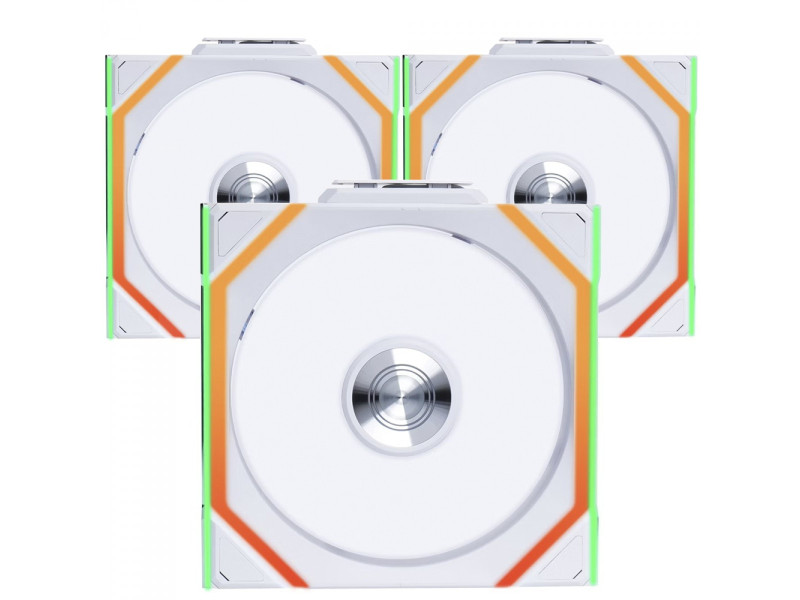 Cooler Para Gabinete Lian Li Uni Fan SL Wireless LCD, ARGB, 120mm, Com Tela, White, 12SLLCD1W1W